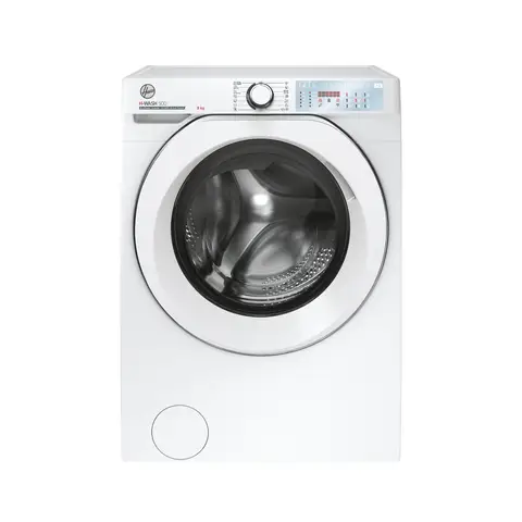 Hoover H-Wash 500 9kg Washing Machine – White | A Energy Rated | 1400rpm | Eco-Power Inverter Motor | Wi-Fi Connected (HWB 49AMC/1-80)