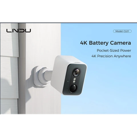 LNDU 4K Security Cameras Wireless Outdoor, Security Camera with Full-Color & Infrared Night Vision, 128GB Free Local Storage, 2.4GHz WiFi, 143° Fov, PIR+Radar Dual Detection, Alexa&Google Assistant
