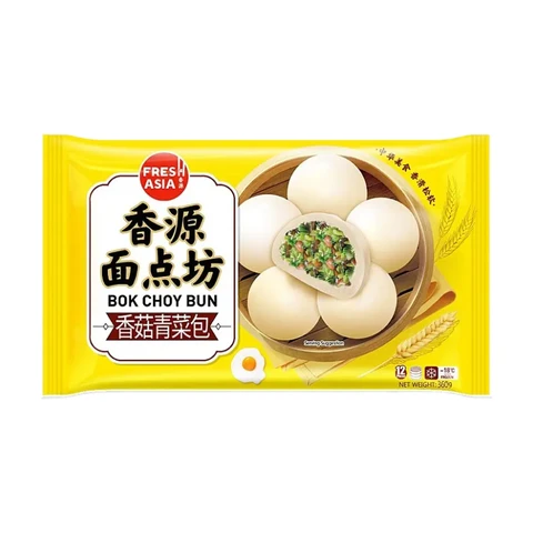 FRESHASIA Noodle House Petit pain aux champignons et légumes 360g