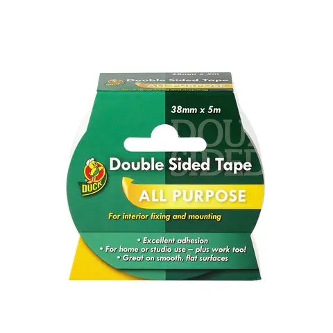 Duck Tape Double Sided All Purpose Tape 38mm x 5m