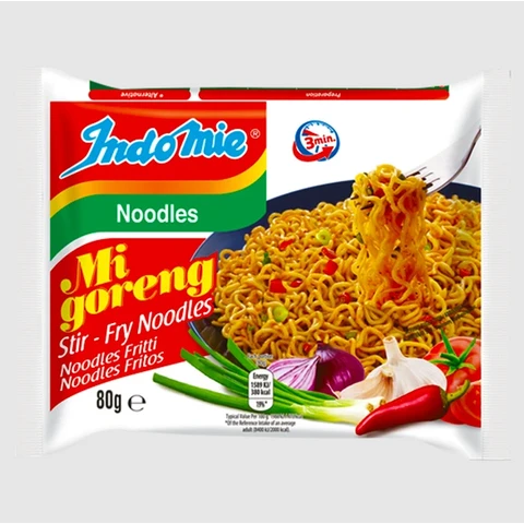 Indomie Mi Goreng Instant Noodles Original 80g Pack of 5