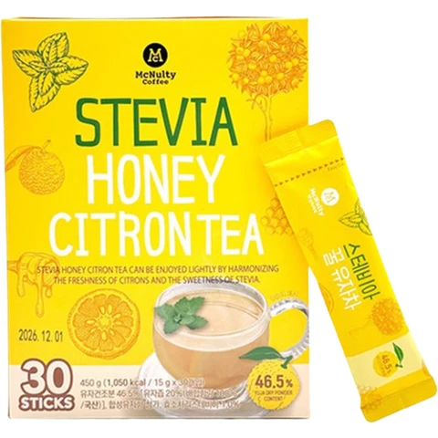 Mcnulty Stevia Honing Yuja-Thee 30 stuks 450g