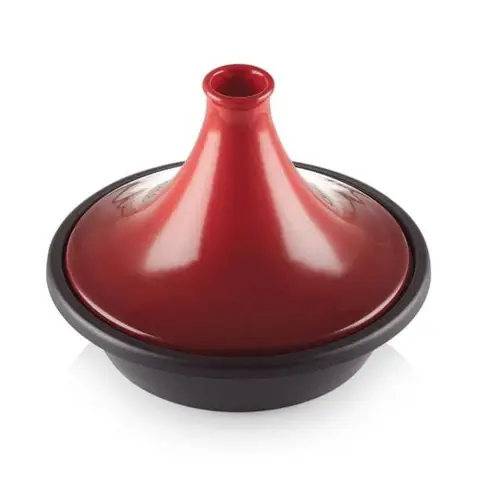 Le Creuset Tajine en Fonte 31 cm - Cerise (Rouge Cerise) 25138310600422