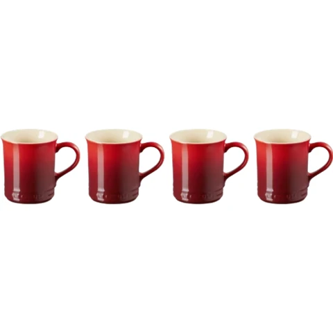 Le Creuset Becher Seattle 400 ml 4er-Set Red