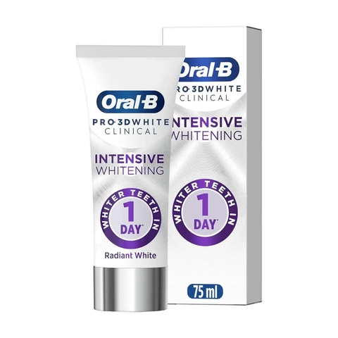 Oral-B Pro 3D White Clinical Radiant White Toothpaste 75ml