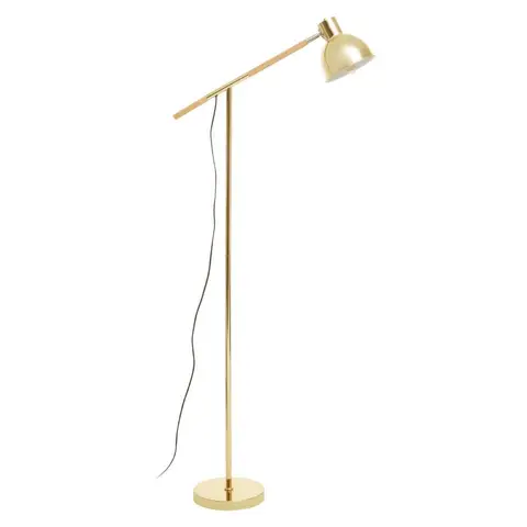 Interiors by Premier Floor Lamp Stockholm Metallic Gold H:155cm