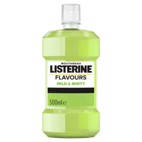 Listerine milde en munt smaak 500 ml