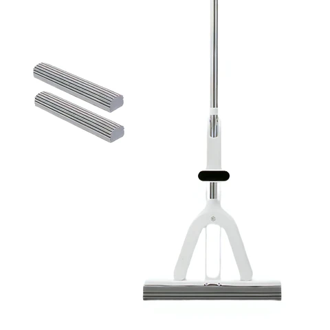 ochama×J.ZAO Sponge Mop 38cm - Large Water-absorbing Sponge Mop Sponge Mop 38 cm - Household - 2 Sponge Heads