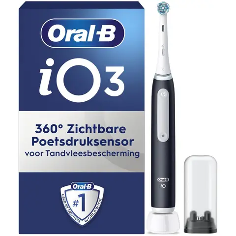 ORAL-B iO 3N - Elektrische Tandenborstel - Zwart Slimme Druksensor 3 Modi IO3-serie Zwart