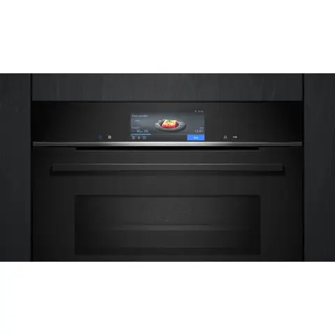 Siemens iQ700 HM778GMB1 Enkele Inbouw Oven - 71L Capaciteit - Home Connect - 3D Heetlucht - Touch Display