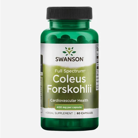 Swanson Coleus Forskohlii Full Spectrum 400mg 60 pièces (60 doses)