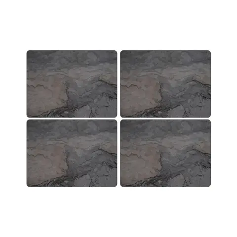 Pimpernel Midnight Slate Set of 4 Large Placemats