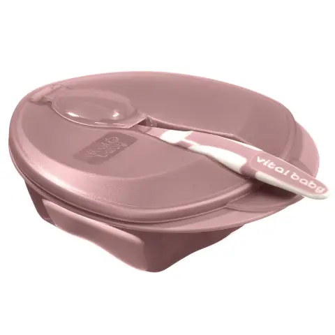Vital Baby Nourish Scoop™ Feeding Set Natural Berry Pink 