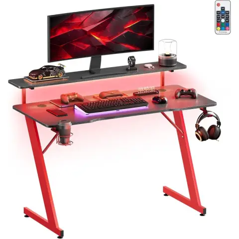 Songnomics Gaming Desk Red/Black