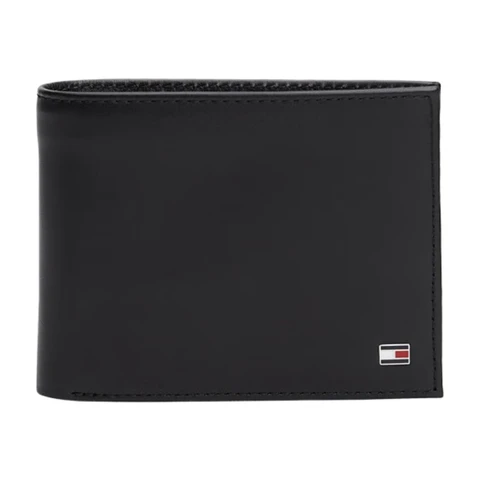 Tommy Hilfiger ETON KAARTENHOUDER MET FLAP EN MUNTVAK Zwart Heren ONE SIZE