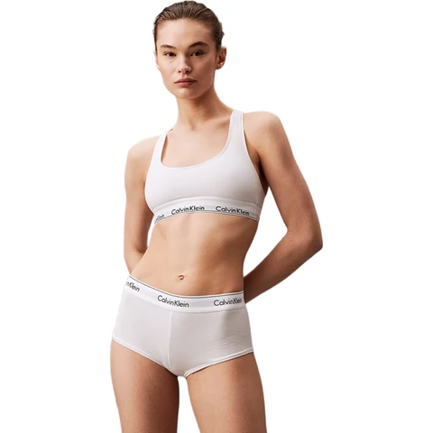 BOYSHORT.  WHITE Women S