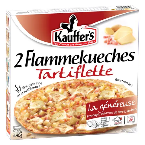KAUFFER'S Flammekueches à la Tartiflette x2 640g