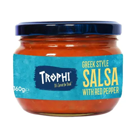 Trophi Greek Style Salsa with Red Pepper 200g