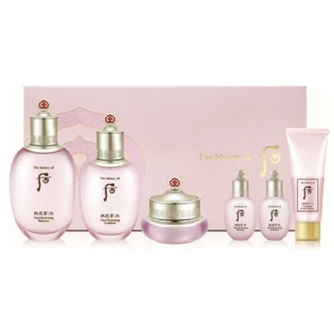The History of Whoo - Gongjinhyang Beruhigendes Lotion- und Emulsions-Set (6-teiliges Set)