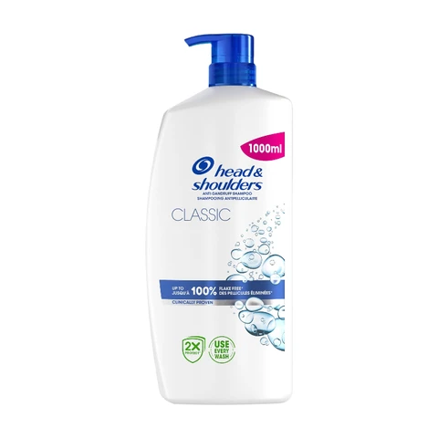 HEAD & SHOULDERS Base - Shampooing Antipelliculaire Classique - 1000ml