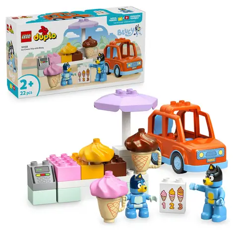 LEGO DUPLO Bluey 10458 Visite chez le marchand de glace avec Bluey