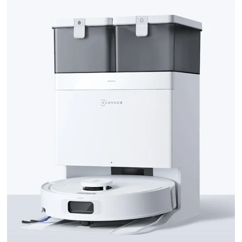 ECOVACS DEEBOT T30C Robot Vacuum with Mop - White, 11,000Pa Suction, ZeroTangle Brush, Auto Mop Washing & Auto-Emptying