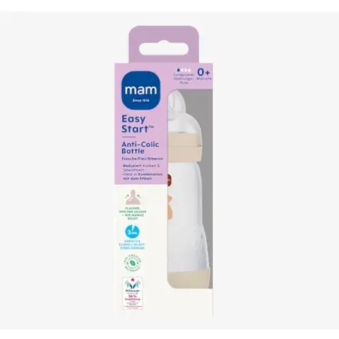 MAM Easy Start Elements Anti-Colic Flasche matt 0+ Monate 260ml