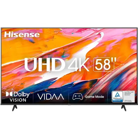 Hisense 58A6K Smart-tv 58 inch 4K Ultra HD (UHD) VIDAA 60Hz 2023