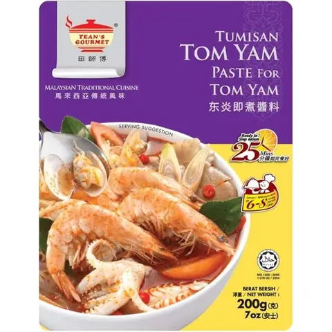 TG Tom Yam Paste 田師傅東炎即煮醬料200g