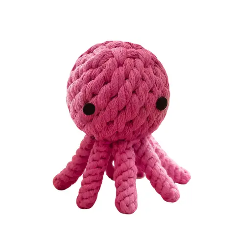 Blinkit Octopus Plush Toy for Dogs, Soft Recycled Cotton Stuffed Toy, Cute Interactive Toy for Puppies