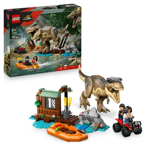 LEGO Jurassic World 76975 T. rex rivierontsnapping