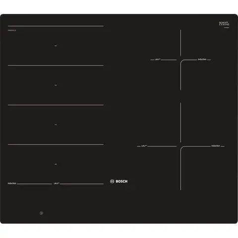 Bosch Serie 8 PXE601DC1E inbouw inductiekookplaat - zwart - 4 zones