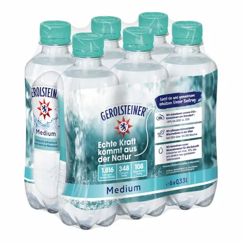 GEROLSTEINER Medium 6x0,33 L