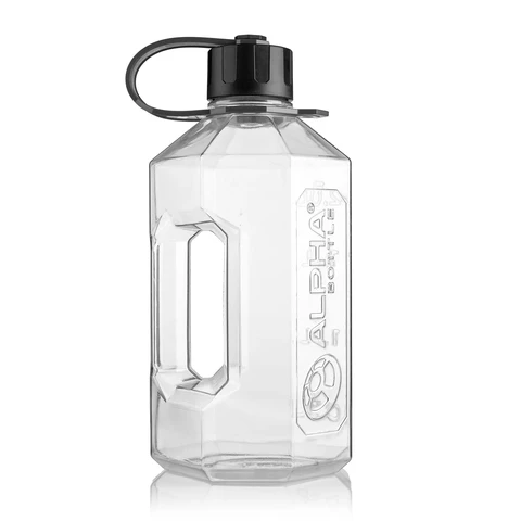 Alpha Designs Alpha Bottle XXL Trinkflasche - 2,4 L - Transparent