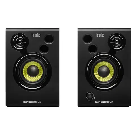 Hercules DJ 32 Lot de 2 enceintes - Noir