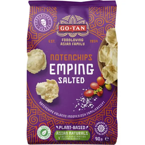 Go-Tan Indiase Gezouten Emping - 90 g