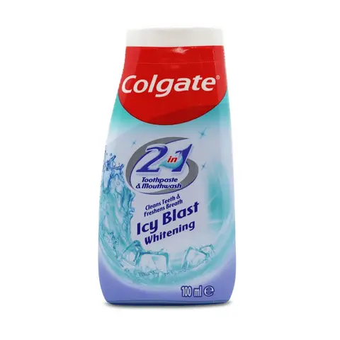 Colgate Icy Blast 2in1 Toothpaste & Mouthwash 100ml