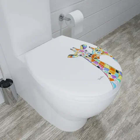 Croydex x Steven Brown Toilet Seat - Francie & Josie