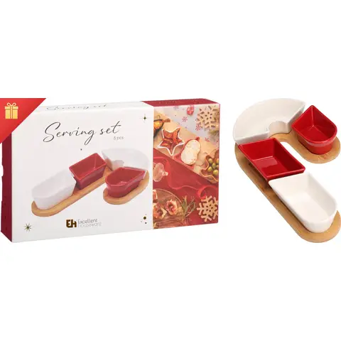 Koopman Serveerset 5st Suikerriet