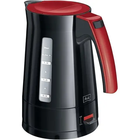 Melitta Enjoy Aqua waterkoker - zwart/rood