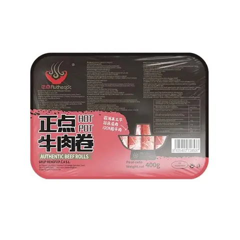 AUTHENTIC Tranches de Bavette de Bœuf Roulées 400g
