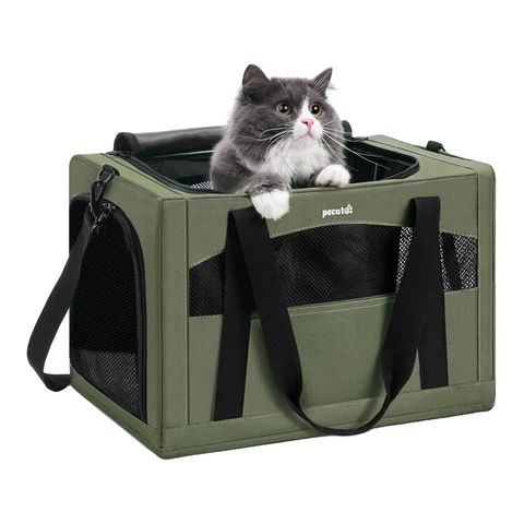 PECUTE Sac de transport pour animaux - Vert militaire