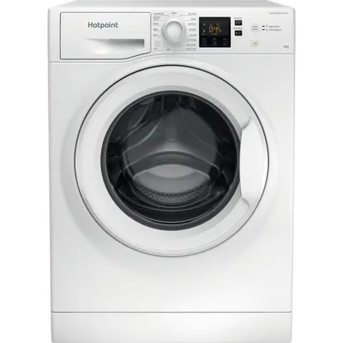 Hotpoint NSWR 846 WK UK 8kg 1400rpm Washing Machine – Anti-Stain, Steam Hygiene, White, B Rated