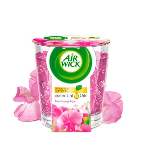Air Wick Candle Pink Sweet Pea 105g