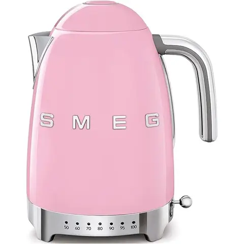 SMEG Wasserkocher mit Temperaturkontrolle KLF04PKEU, Cadillac Pink