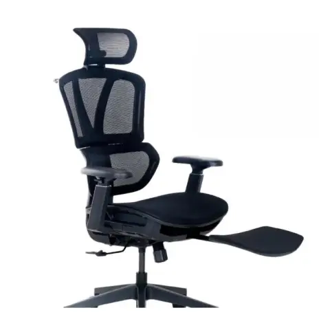 ochama x J.ZAO Z9 Smart Chair - Ergonomische bureaustoel, in drie standen verstelbare gamingstoel, beschermende lendensteun, geïntegreerde rugleuning, duurzame ergonomische stoel, Inclusief kledinghanger en voetsteun - Werk/kantoor/gaming