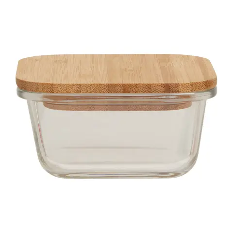 Freska 320ml Glass Container With Bamboo Lid