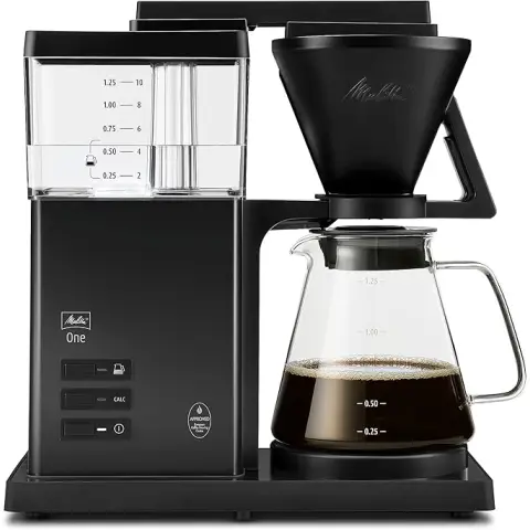 Melitta One Filterkaffeemaschine, Pure Black