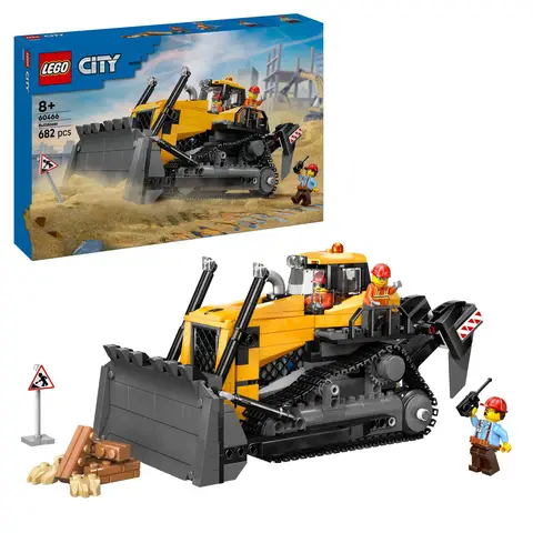 LEGO CITY 60466 Yellow Bulldozer