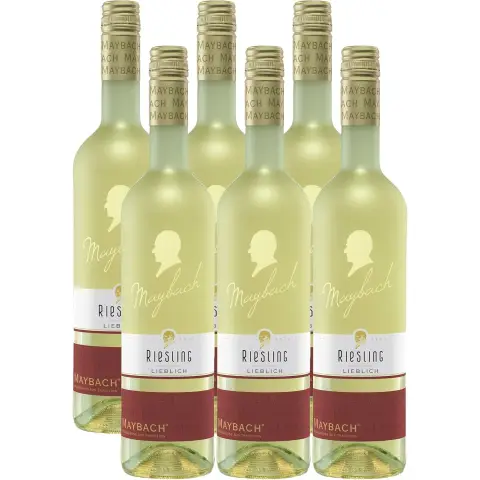 MAYBACH Riesling Weißwein lieblich, 6x0,75L